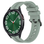 Dây đồng hồ silicone sọc lõm 20mm, dành cho Samsung Galaxy Watch 6 40mm, Samsung Galaxy Watch 6 Classic 43mm