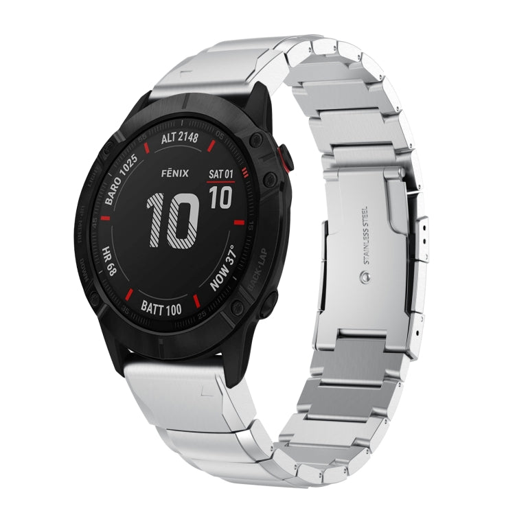 22mm Tortoise Shell Stainless Steel Watch Band, For Garmin Fenix 7, For Garmin Fenix 7 Solar, For Garmin Fenix 7 Sapphire Solar, For Garmin EPIX Gen 2, For Garmin Approach S62, For Garmin Fenix 6 GPS, For Garmin Fenix 6 Pro GPS                         ...
