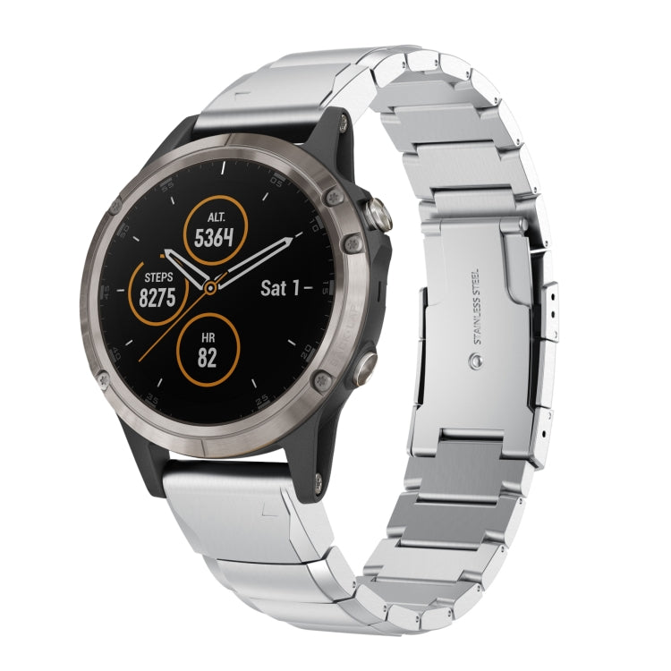 22mm Tortoise Shell Stainless Steel Watch Band, For Garmin Fenix 7, For Garmin Fenix 7 Solar, For Garmin Fenix 7 Sapphire Solar, For Garmin EPIX Gen 2, For Garmin Approach S62, For Garmin Fenix 6 GPS, For Garmin Fenix 6 Pro GPS                         ...