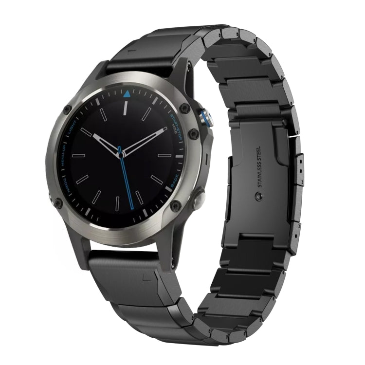 22mm Tortoise Shell Stainless Steel Watch Band, For Garmin Fenix 7, For Garmin Fenix 7 Solar, For Garmin Fenix 7 Sapphire Solar, For Garmin EPIX Gen 2, For Garmin Approach S62, For Garmin Fenix 6 GPS, For Garmin Fenix 6 Pro GPS                         ...