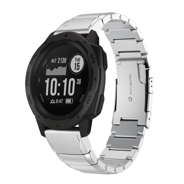 22mm Tortoise Shell Stainless Steel Watch Band, For Garmin Fenix 7, For Garmin Fenix 7 Solar, For Garmin Fenix 7 Sapphire Solar, For Garmin EPIX Gen 2, For Garmin Approach S62, For Garmin Fenix 6 GPS, For Garmin Fenix 6 Pro GPS                         ...