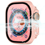 Ốp khung PC chống nước phủ toàn bộ ENKAY kiểu mũ hoàng tử cho Apple Watch Ultra 3 / 2 / 1 49mm kèm kính cường lực 9H