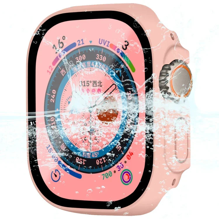 Ốp khung PC chống nước phủ toàn bộ ENKAY kiểu mũ hoàng tử cho Apple Watch Ultra 3 / 2 / 1 49mm kèm kính cường lực 9H