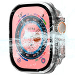 Ốp khung PC chống nước phủ toàn bộ ENKAY kiểu mũ hoàng tử cho Apple Watch Ultra 3 / 2 / 1 49mm kèm kính cường lực 9H