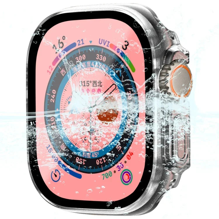 Ốp khung PC chống nước phủ toàn bộ ENKAY kiểu mũ hoàng tử cho Apple Watch Ultra 3 / 2 / 1 49mm kèm kính cường lực 9H