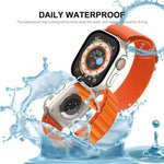 Ốp khung PC chống nước phủ toàn bộ ENKAY kiểu mũ hoàng tử cho Apple Watch Ultra 3 / 2 / 1 49mm kèm kính cường lực 9H