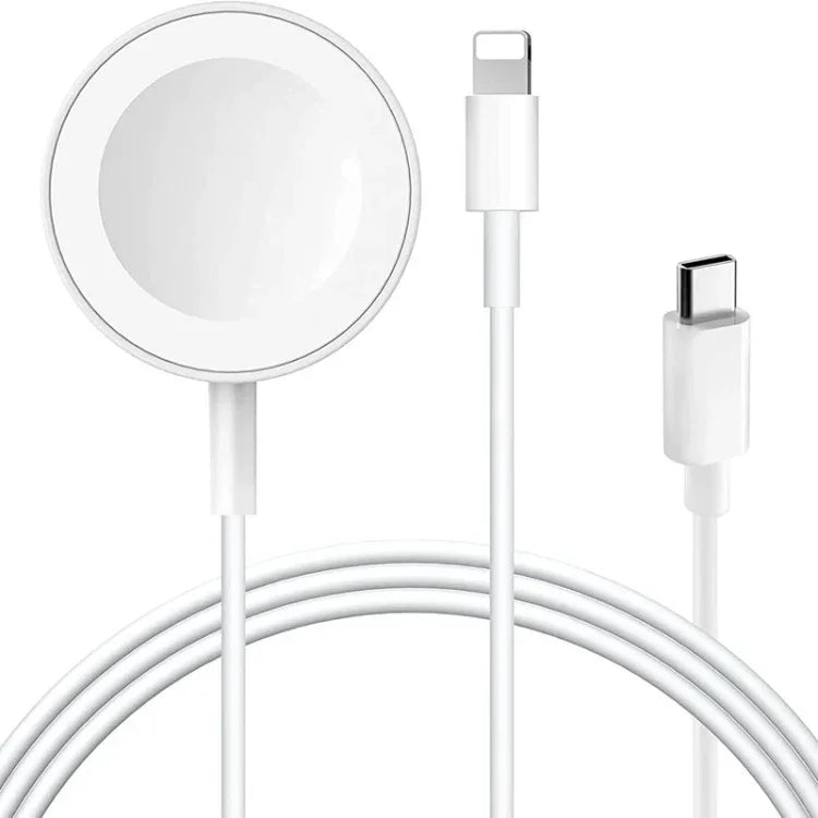 Cáp Sạc Từ Tính USB 2 trong 1 cho Apple Watch Series & iPhone dài 1.2m, DS-XB015