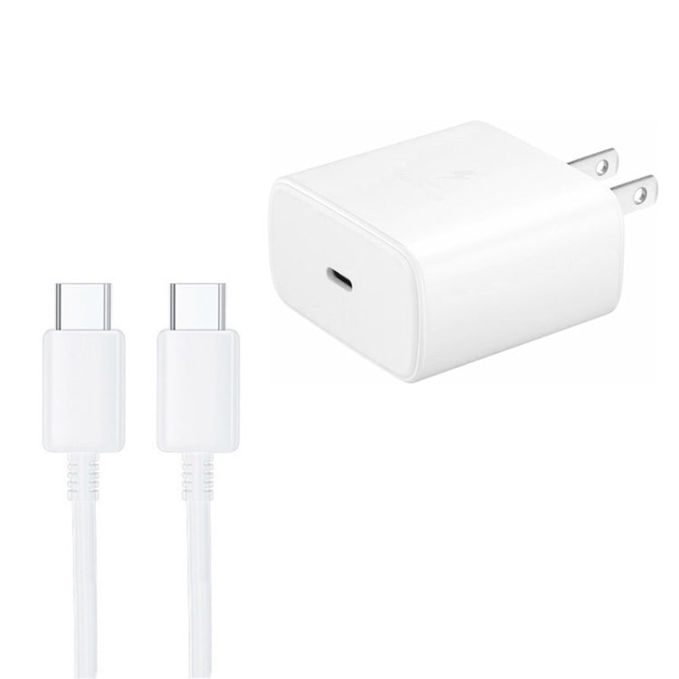 Sạc nhanh M135 45W USB-C / Type-C kèm cáp Type-C to Type-C 5A, phích cắm US, phích cắm US + cáp Type-C