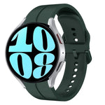 Dây đồng hồ silicone vòng 20mm, Dành cho Samsung Galaxy Watch 6 40mm, Dành cho Samsung Galaxy Watch 6 Classic 43mm