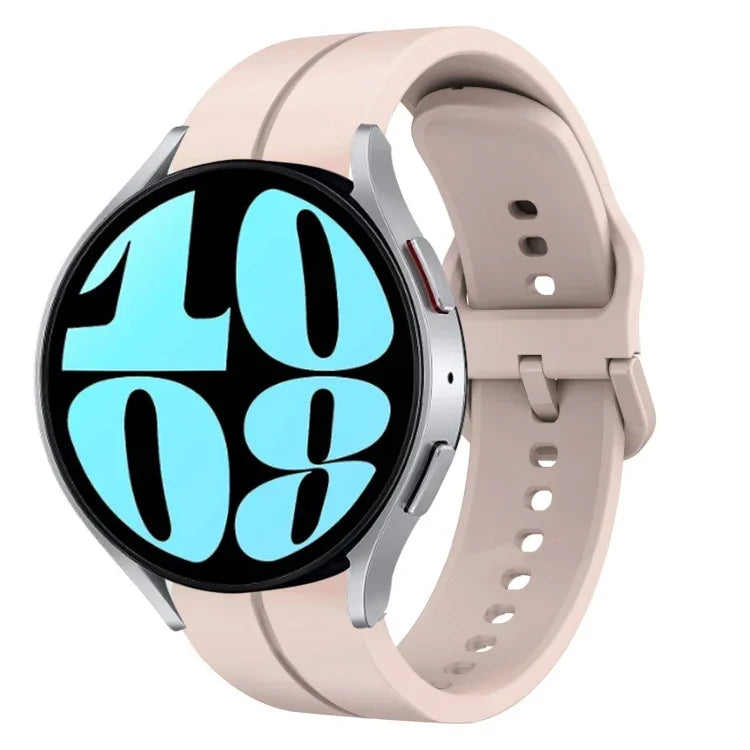 Dây đồng hồ silicone vòng 20mm, Dành cho Samsung Galaxy Watch 6 40mm, Dành cho Samsung Galaxy Watch 6 Classic 43mm