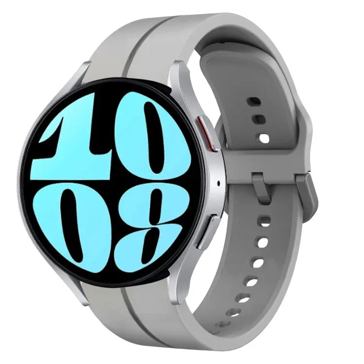 Dây đồng hồ silicone vòng 20mm, Dành cho Samsung Galaxy Watch 6 40mm, Dành cho Samsung Galaxy Watch 6 Classic 43mm