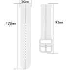 Dây đồng hồ silicone vòng 20mm, Dành cho Samsung Galaxy Watch 6 40mm, Dành cho Samsung Galaxy Watch 6 Classic 43mm