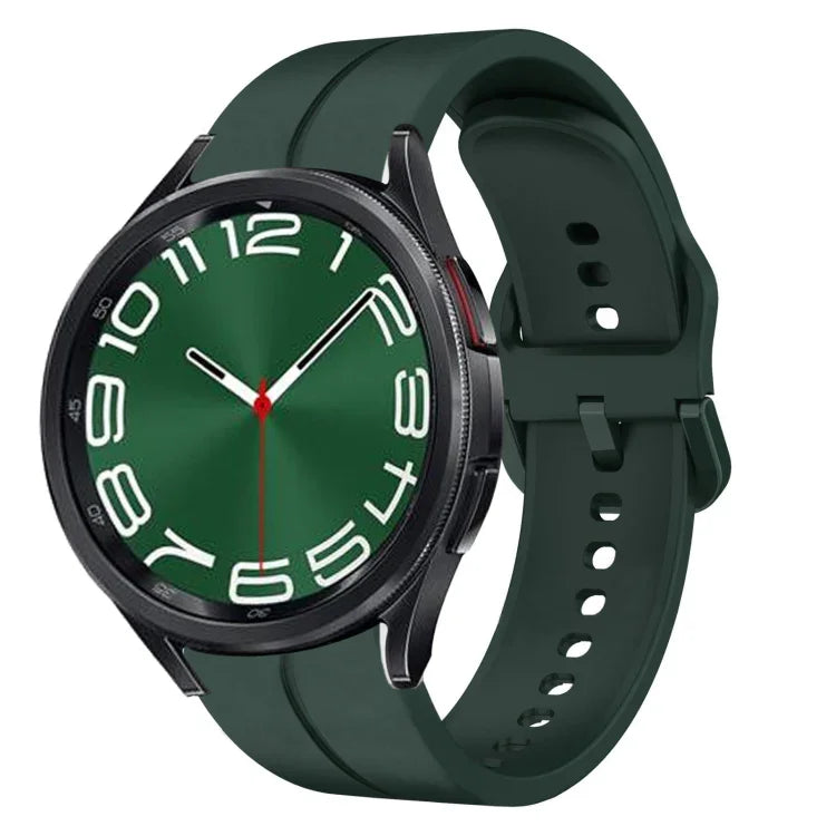 Dây đồng hồ silicone vòng 20mm, Dành cho Samsung Galaxy Watch 6 40mm, Dành cho Samsung Galaxy Watch 6 Classic 43mm