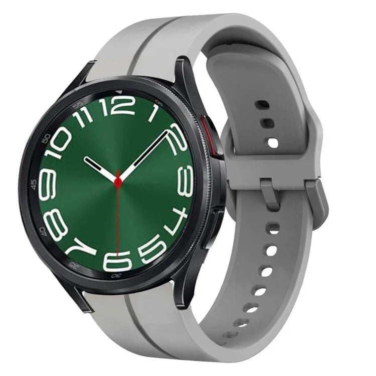 Dây đồng hồ silicone vòng 20mm, Dành cho Samsung Galaxy Watch 6 40mm, Dành cho Samsung Galaxy Watch 6 Classic 43mm