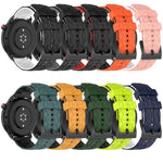 Dây đồng hồ silicone hai màu họa tiết bóng đá 22mm, Dành cho Samsung Galaxy Watch3 45mm, Dành cho Samsung Galaxy Watch 46mm, Dành cho Samsung Gear S3 Classic, Dành cho Samsung Gear S3 Frontier