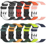 Dây đồng hồ silicone hai màu họa tiết bóng đá 22mm, Dành cho Samsung Galaxy Watch3 45mm, Dành cho Samsung Galaxy Watch 46mm, Dành cho Samsung Gear S3 Classic, Dành cho Samsung Gear S3 Frontier