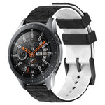 Dây đồng hồ silicone hai màu họa tiết bóng đá 22mm, Dành cho Samsung Galaxy Watch3 45mm, Dành cho Samsung Galaxy Watch 46mm, Dành cho Samsung Gear S3 Classic, Dành cho Samsung Gear S3 Frontier