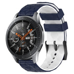 Dây đồng hồ silicone hai màu họa tiết bóng đá 22mm, Dành cho Samsung Galaxy Watch3 45mm, Dành cho Samsung Galaxy Watch 46mm, Dành cho Samsung Gear S3 Classic, Dành cho Samsung Gear S3 Frontier