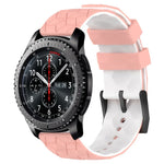 Dây đồng hồ silicone hai màu họa tiết bóng đá 22mm, Dành cho Samsung Galaxy Watch3 45mm, Dành cho Samsung Galaxy Watch 46mm, Dành cho Samsung Gear S3 Classic, Dành cho Samsung Gear S3 Frontier