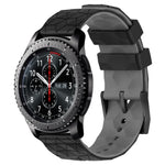 Dây đồng hồ silicone hai màu họa tiết bóng đá 22mm, Dành cho Samsung Galaxy Watch3 45mm, Dành cho Samsung Galaxy Watch 46mm, Dành cho Samsung Gear S3 Classic, Dành cho Samsung Gear S3 Frontier