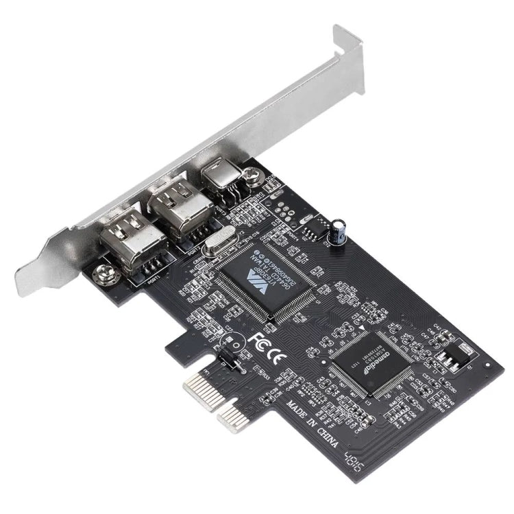 Card mở rộng PCI-E 3 cổng 1394a 1394b Firewire 2 x 6 chân + 1 x 4 chân cho máy tính để bàn, 1394a+1394b