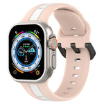 Dây đồng hồ silicone hai màu khóa vòng, Dành cho Apple Watch Ultra 49mm, Dành cho Apple Watch Series 8&7 45mm, Dành cho Apple Watch Series 8&7 41mm