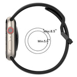 Dây đồng hồ silicone hai màu khóa vòng, Dành cho Apple Watch Ultra 49mm, Dành cho Apple Watch Series 8&7 45mm, Dành cho Apple Watch Series 8&7 41mm