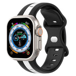 Dây đồng hồ silicone hai màu khóa bướm, Dành cho Apple Watch Ultra 49mm, Dành cho Apple Watch Series 8&7 45mm, Dành cho Apple Watch Series 8&7 41mm