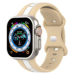 Dây đồng hồ silicone hai màu khóa bướm, Dành cho Apple Watch Ultra 49mm, Dành cho Apple Watch Series 8&7 45mm, Dành cho Apple Watch Series 8&7 41mm