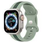 Dây đồng hồ silicone hai màu khóa bướm, Dành cho Apple Watch Ultra 49mm, Dành cho Apple Watch Series 8&7 45mm, Dành cho Apple Watch Series 8&7 41mm