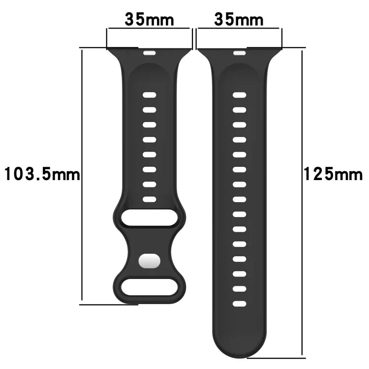 Dây đồng hồ silicone hai màu khóa bướm, Dành cho Apple Watch Ultra 49mm, Dành cho Apple Watch Series 8&7 45mm, Dành cho Apple Watch Series 8&7 41mm