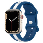 Dây đồng hồ silicone hai màu khóa bướm, Dành cho Apple Watch Ultra 49mm, Dành cho Apple Watch Series 8&7 45mm, Dành cho Apple Watch Series 8&7 41mm