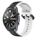 Dây đồng hồ silicone hai màu vòng lồi 22mm, cho Samsung Galaxy Watch3 45mm, cho Samsung Galaxy Watch 46mm, cho Samsung Gear S3 Classic, cho Samsung Gear S3 Frontier