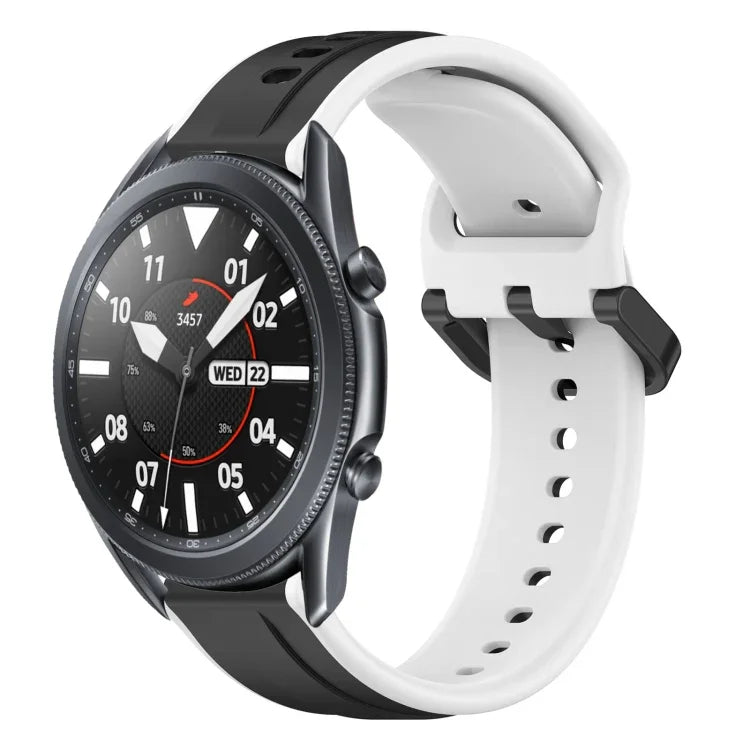 Dây đồng hồ silicone hai màu vòng lồi 22mm, cho Samsung Galaxy Watch3 45mm, cho Samsung Galaxy Watch 46mm, cho Samsung Gear S3 Classic, cho Samsung Gear S3 Frontier