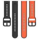 Dây đồng hồ silicone hai màu vòng lồi 22mm, cho Samsung Galaxy Watch3 45mm, cho Samsung Galaxy Watch 46mm, cho Samsung Gear S3 Classic, cho Samsung Gear S3 Frontier