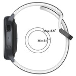 Dây đồng hồ silicone hai màu vòng lồi 22mm, cho Samsung Galaxy Watch3 45mm, cho Samsung Galaxy Watch 46mm, cho Samsung Gear S3 Classic, cho Samsung Gear S3 Frontier