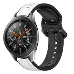 Dây đồng hồ silicone hai màu vòng lồi 22mm, cho Samsung Galaxy Watch3 45mm, cho Samsung Galaxy Watch 46mm, cho Samsung Gear S3 Classic, cho Samsung Gear S3 Frontier