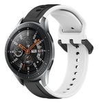 Dây đồng hồ silicone hai màu vòng lồi 22mm, cho Samsung Galaxy Watch3 45mm, cho Samsung Galaxy Watch 46mm, cho Samsung Gear S3 Classic, cho Samsung Gear S3 Frontier