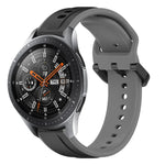 Dây đồng hồ silicone hai màu vòng lồi 22mm, cho Samsung Galaxy Watch3 45mm, cho Samsung Galaxy Watch 46mm, cho Samsung Gear S3 Classic, cho Samsung Gear S3 Frontier