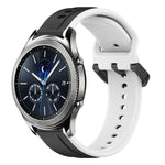 Dây đồng hồ silicone hai màu vòng lồi 22mm, cho Samsung Galaxy Watch3 45mm, cho Samsung Galaxy Watch 46mm, cho Samsung Gear S3 Classic, cho Samsung Gear S3 Frontier