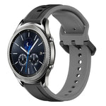 Dây đồng hồ silicone hai màu vòng lồi 22mm, cho Samsung Galaxy Watch3 45mm, cho Samsung Galaxy Watch 46mm, cho Samsung Gear S3 Classic, cho Samsung Gear S3 Frontier