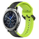 Dây đồng hồ silicone hai màu vòng lồi 22mm, cho Samsung Galaxy Watch3 45mm, cho Samsung Galaxy Watch 46mm, cho Samsung Gear S3 Classic, cho Samsung Gear S3 Frontier