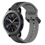 Dây đồng hồ silicone hai màu vòng lồi 22mm, cho Samsung Galaxy Watch3 45mm, cho Samsung Galaxy Watch 46mm, cho Samsung Gear S3 Classic, cho Samsung Gear S3 Frontier