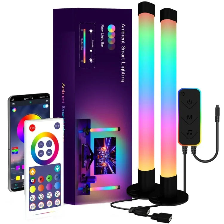SAL006BS 2 ống đèn LED đồng bộ âm nhạc, đèn ngủ thông minh WiFi