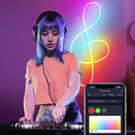 NH021 Đèn dây neon RGB đồng bộ nhạc TUYA WIFI chống nước 3m, NH021