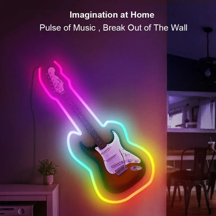 NH021 Đèn dây neon RGB đồng bộ nhạc TUYA WIFI chống nước 3m, NH021