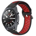 Dây đồng hồ silicone thể thao thoáng khí có lỗ 22mm, cho Samsung Galaxy Watch3 45mm, cho Samsung Gear S3 Classic, cho Samsung Gear S3 Frontier