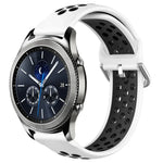 Dây đồng hồ silicone thể thao thoáng khí có lỗ 22mm, cho Samsung Galaxy Watch3 45mm, cho Samsung Gear S3 Classic, cho Samsung Gear S3 Frontier