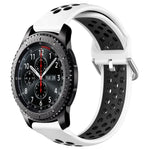Dây đồng hồ silicone thể thao thoáng khí có lỗ 22mm, cho Samsung Galaxy Watch3 45mm, cho Samsung Gear S3 Classic, cho Samsung Gear S3 Frontier