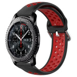 Dây đồng hồ silicone thể thao thoáng khí có lỗ 22mm, cho Samsung Galaxy Watch3 45mm, cho Samsung Gear S3 Classic, cho Samsung Gear S3 Frontier